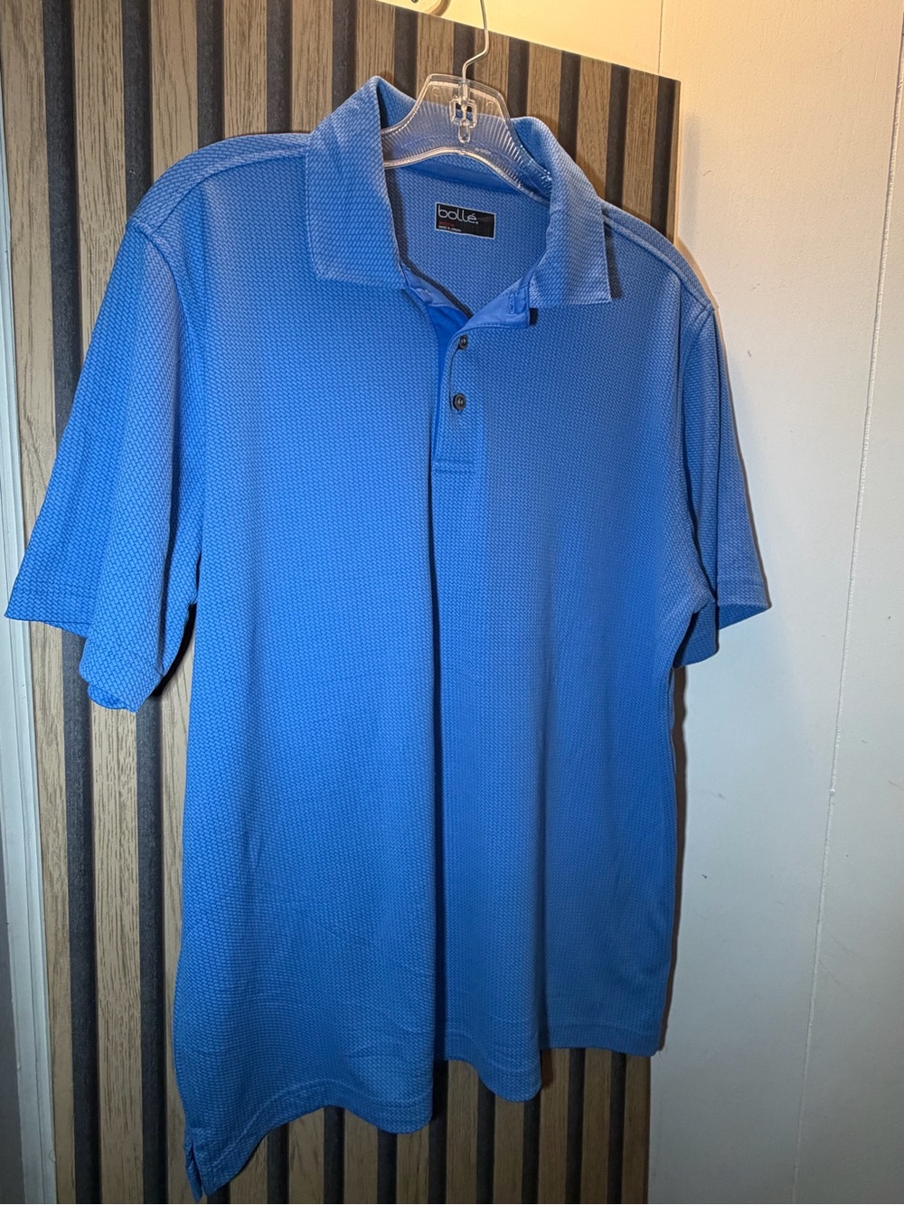 Men's Blue Polo Shirt - Lightweight Performance